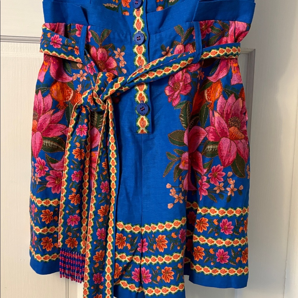 NWT Farm Rio Summer Fruit Scarf Romper - Picture 8 of 11